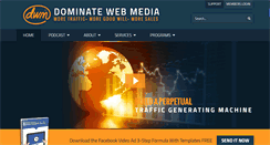 Desktop Screenshot of dominatewebmedia.com